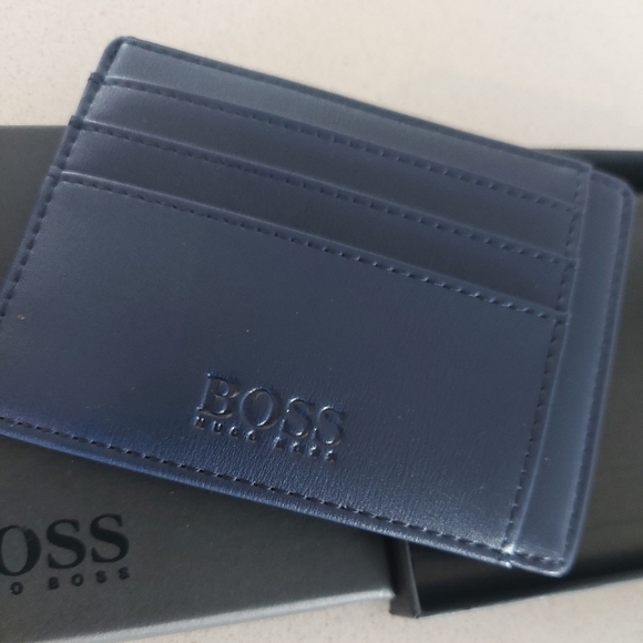 Hugo Boss Other - Hugo Boss Faux Leather Card Holder Brand New in Box